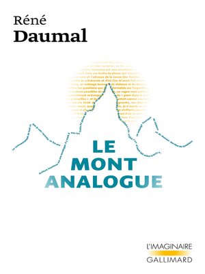 cover image of Le Mont Analogue